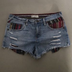 Free People Jean Shorts